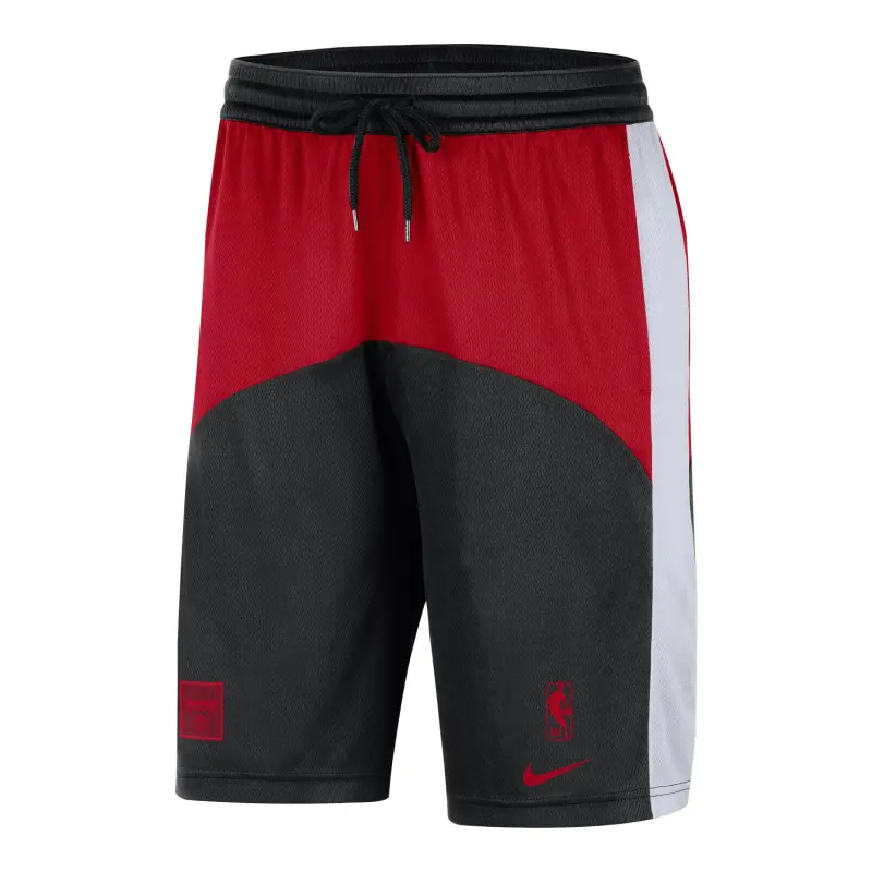 chicago bulls starting five colorblock shorts